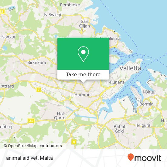 animal aid vet map