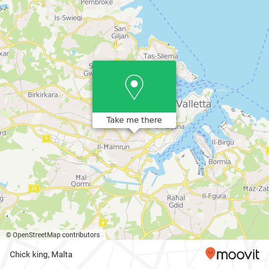 Chick king map