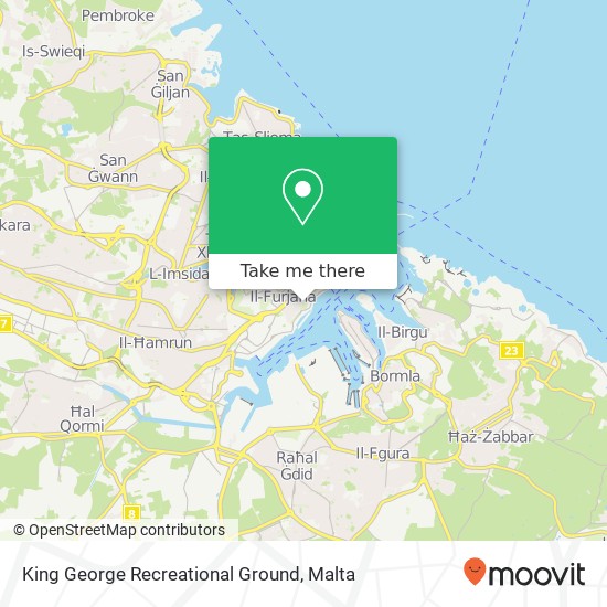 King George Recreational Ground map