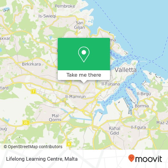 Lifelong Learning Centre map