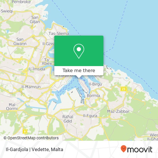 Il-Gardjola | Vedette map