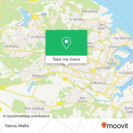 Yalova map