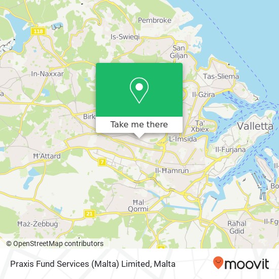 Praxis Fund Services (Malta) Limited map