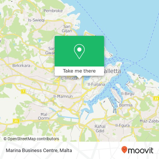 Marina Business Centre map