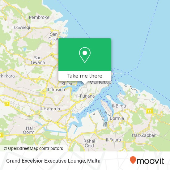 Grand Excelsior Executive Lounge map