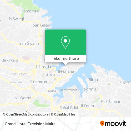 Grand Hotel Excelsior map