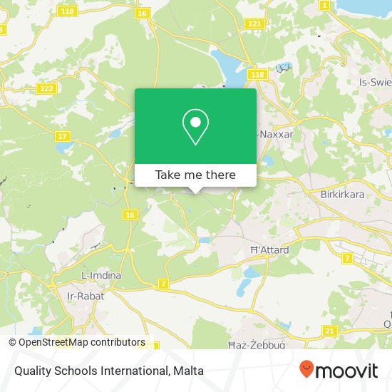 Quality Schools International map