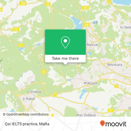 Qsi IELTS practice map