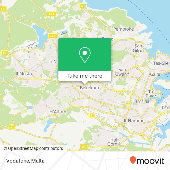 Vodafone map