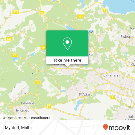 Mystuff map