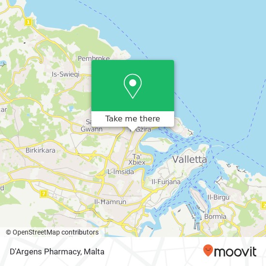 D'Argens Pharmacy map