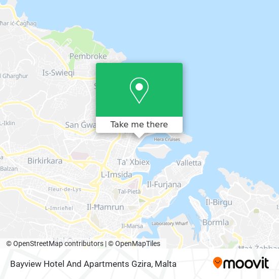 Bayview Hotel And Apartments Gzira map