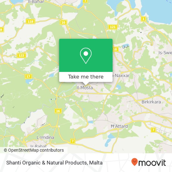 Shanti Organic & Natural Products map