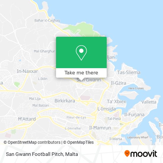 San Gwann Football Pitch map