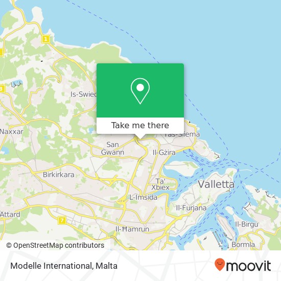 Modelle International map