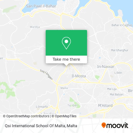 Qsi International School Of Malta map