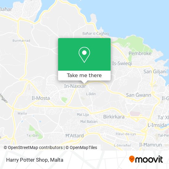 Harry Potter Shop map