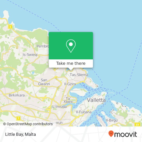 Little Bay map