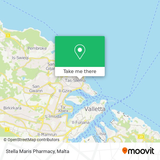 Stella Maris Pharmacy map
