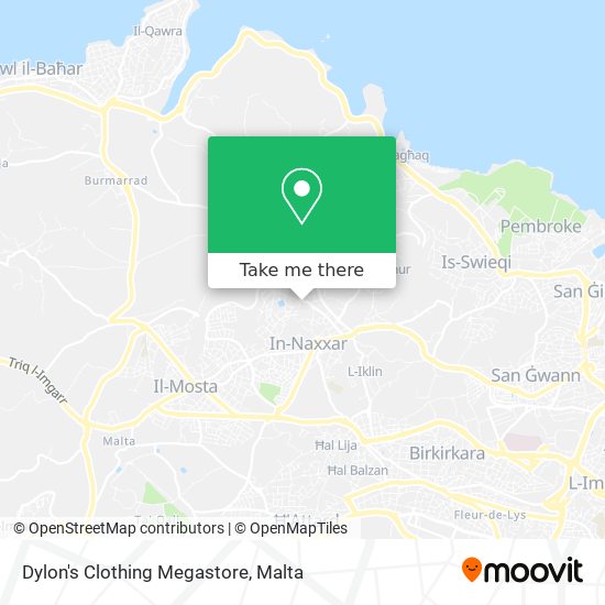 Dylon's Clothing Megastore map