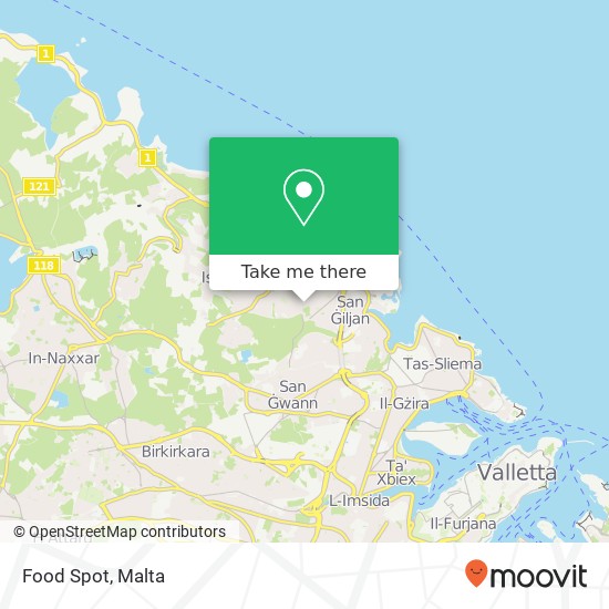 Food Spot map