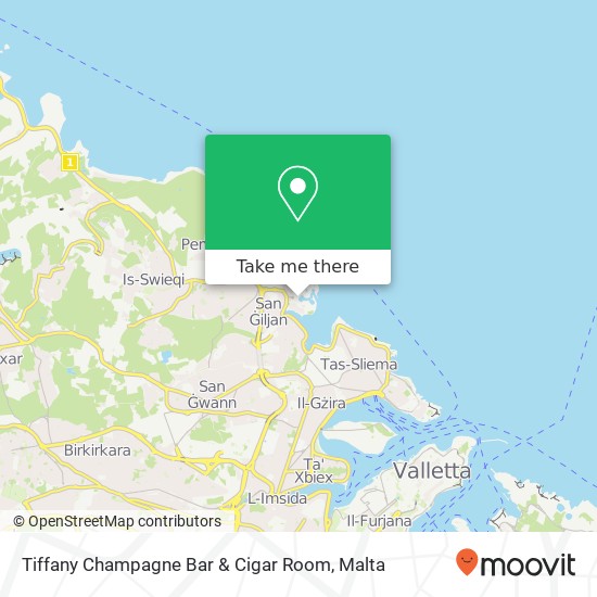 Tiffany Champagne Bar & Cigar Room map