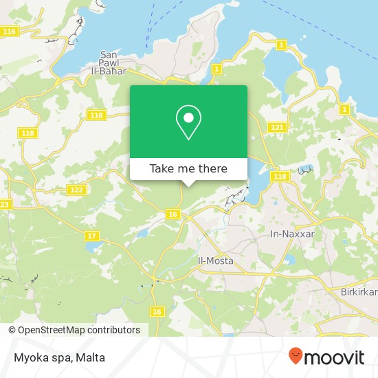 Myoka spa map