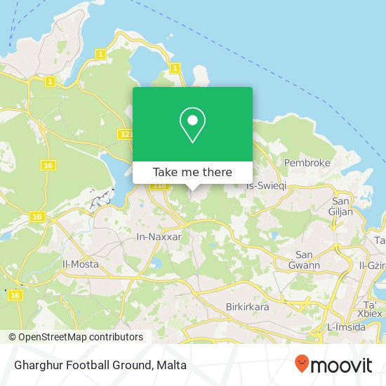 Gharghur Football Ground map