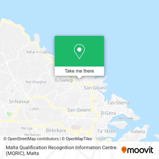Malta Qualification Recognition Information Centre (MQRIC) map