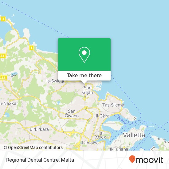 Regional Dental Centre map