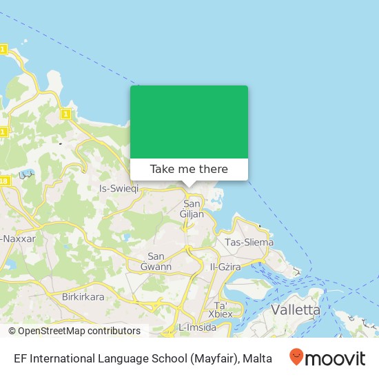 EF International Language School (Mayfair) map