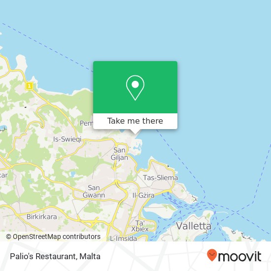 Palio's Restaurant map