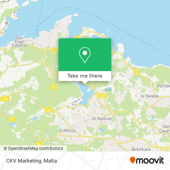 CKV Marketing map