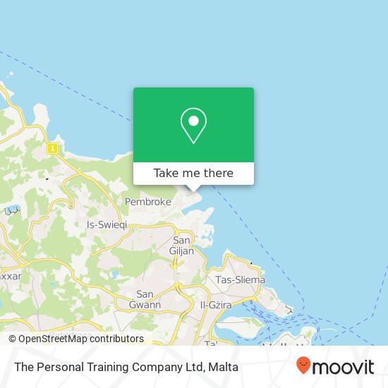 The Personal Training Company Ltd map