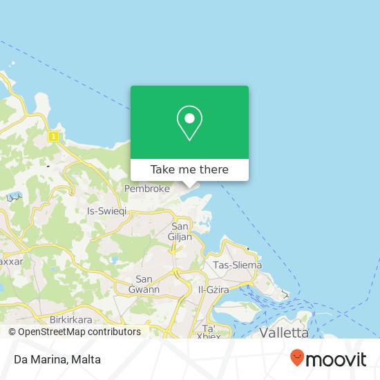 Da Marina map