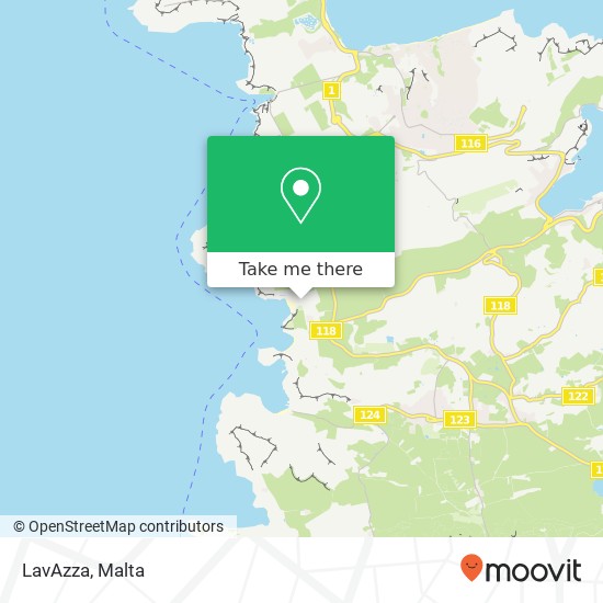 LavAzza map
