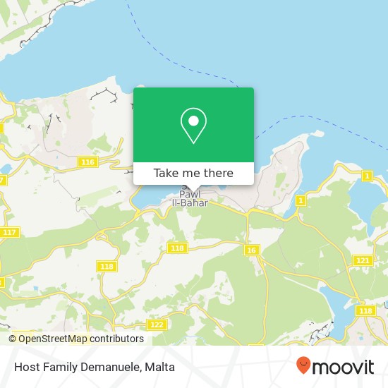 Host Family Demanuele map