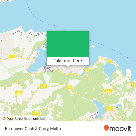 Eurosaver Cash & Carry map