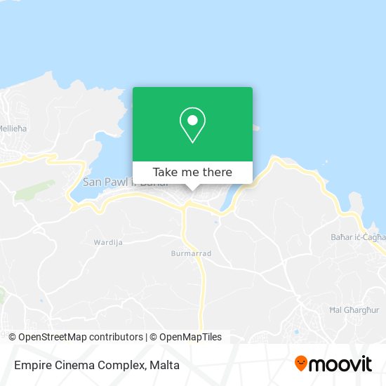 Empire Cinema Complex map