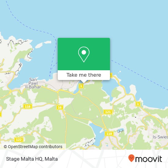 Stage Malta HQ map