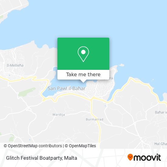 Glitch Festival Boatparty map