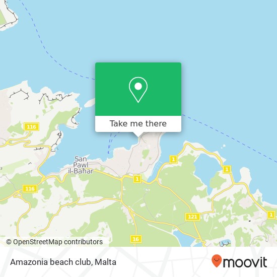 Amazonia beach club map