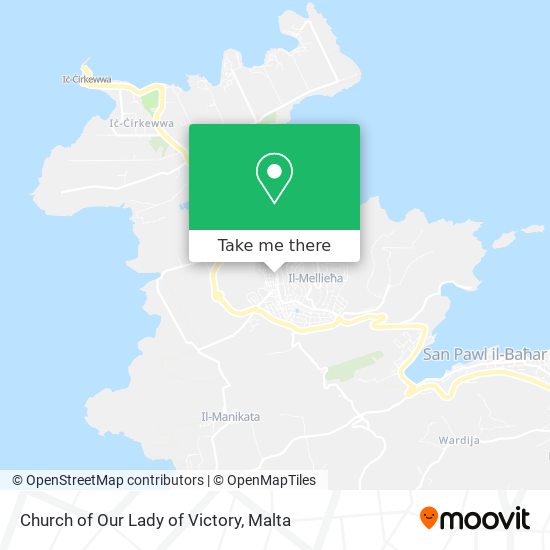 Church of Our Lady of Victory map