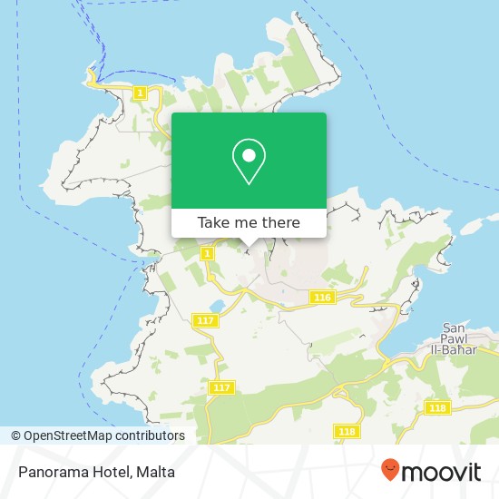 Panorama Hotel map