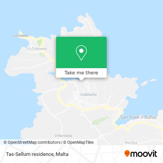 Tas-Sellum residence map
