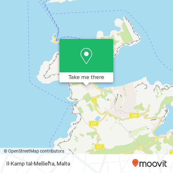 Il-Kamp tal-Mellieħa map