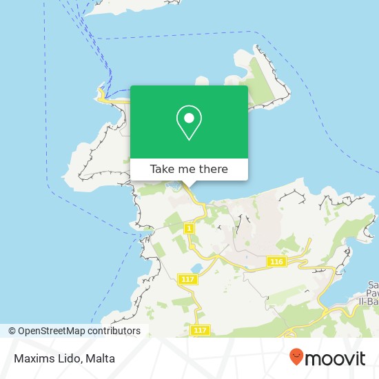 Maxims Lido map