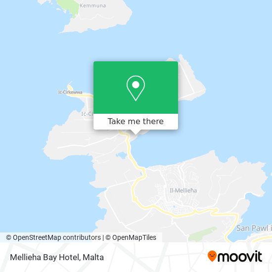 Mellieha Bay Hotel map