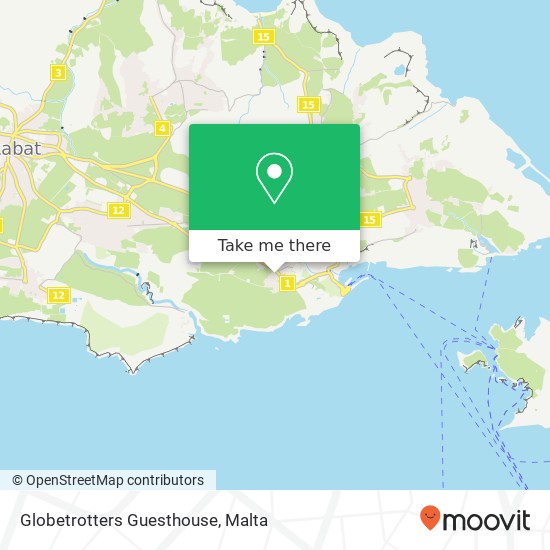 Globetrotters Guesthouse map