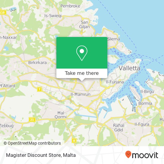 Magister Discount Store map